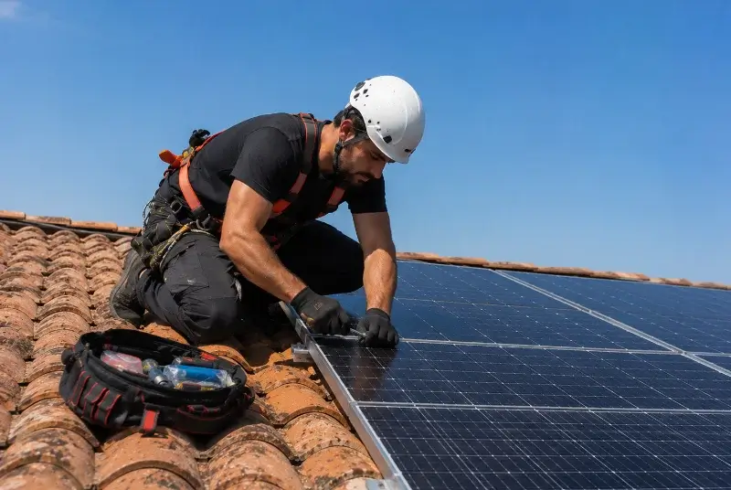 Maintenance et monitoring de panneaux solaires à Colpo