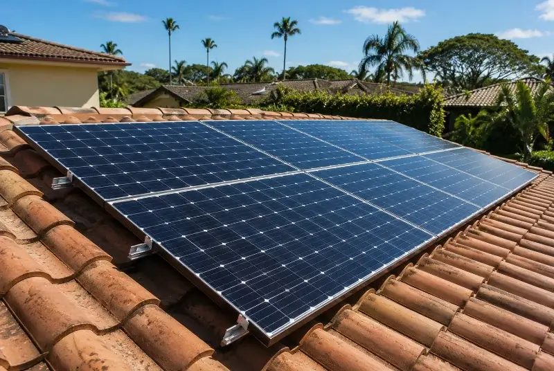Installation de panneaux solaires à Colpo